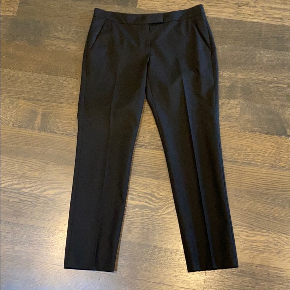 Black classic theory tailor wool pant